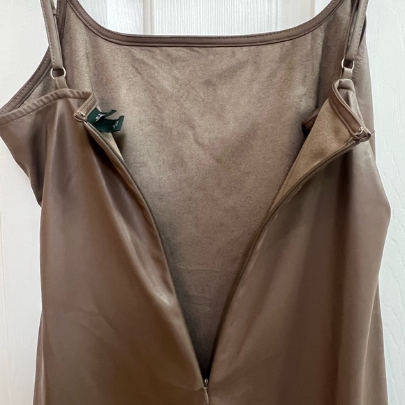 New! Wild Fable long faux leather dress - Picture 5 of 7